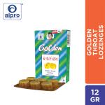 Golden Throat Lozenges 12Pcs